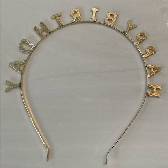 Forever 21 Happy Birthday Headband - Picture 2 of 2